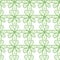 Chamomiles flowers seamless pattern. Geometric daisies floral endless background