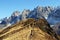 Chamonix  hiking trail Aiguilles nature reserve