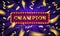 Champ congratulations vintage frame