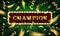 Champ congratulations vintage frame