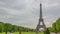 Champ de Mars and Tourists. Time Lapse