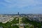 Champ de Mars view in summer, Paris, France