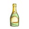 Champagne Blank Bottle Alcohol Color Vector