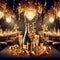 Champagne dreams and golden themes for the proper venue event