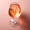 Champagne glass, festive drink - AI generated image