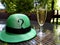 Champagne glass and question hat