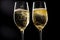 champagne glasses toasting, celebration reason, celebration, Christmas, new year