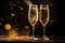 champagne glasses toasting, celebration reason, celebration, Christmas, new year