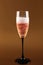 Champagne pink fizz celebration