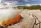 Champagne Pool, Hot thermal spring, New Zealand