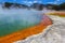 The Champagne Pool at Wai-O-Tapu or Sacred Waters â€“ Thermal Wonderland Rotorua New Zealand