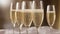 champagne sparkle: elegant bubbles of celebration