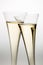 Champagne or sparkling wine in champagne glass