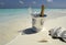 Champagne - tropical beach - Maldives