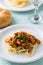 Champignon mushroom spagetti