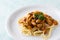 Champignon mushroom spagetti