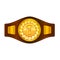 Champion belt box award sport icon flat web sign symbol logo label