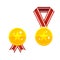 Champion medal - golden awards