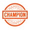 Champion rubber stamp