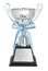 Champion silver trophy isolated With clipping path