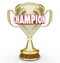 Champion Word Golden Trophy Prize Best Performance