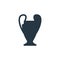 champions icon vector from football trophies concept. Thin line illustration of champions editable stroke. champions linear sign