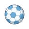 championship soccer ball cartoon vector illustration