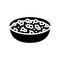 chana masala indian cuisine glyph icon vector illustration