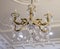 chandelier crystal indoor decor close-up
