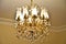 Chandelier crystal in a luxury house