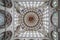 Chandelier and dome of Mihrimah Sultan Mosque, Edirnekapi,