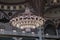 Chandelier in the Juma mosque in the city of Makhachkala