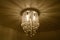 Chandelier light fitting abstract