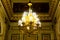 Chandelier in Russian orthodoxy cathedral temple