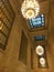 Chandeliers inside Grand Central Terminal in Manhattan, New York City