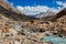 Chandra River in Himalayas