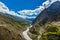 Chandra River in Himalayas