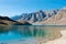 Chandra Taal Moon Lake in Lahaul and Spiti, Himachal Pradesh, India.