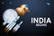 Chandrayaan 3 rocket mission launched by India for lunar exploration missionwith lander Vikram and rover Pragyan