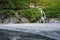 Changchun temple and waterfall at Taroko National Park