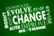 Change Adapt Evolve Improve Rethink Word Collage