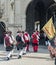 The change of austrian guards schimbarea de garda from Citadel fortress Alba Carolina, courtyard near the third gate