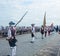 The change of austrian guards schimbarea de garda from Citadel fortress Alba Carolina, courtyard near the third gate