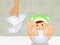 Change the baby`s diaper