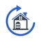 Change, home exchange icon