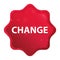 Change misty rose red starburst sticker button