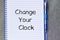 Change your clock text concept on notebook