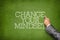 Change your mindset text on blackboard