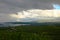 Changeable weather and a rainbow in Abisko valley