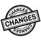 Changes rubber stamp